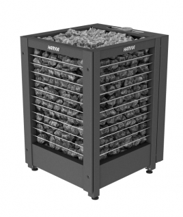 Печь каменка для бани Harvia Modulo Combi MD135GSA Black, с парогенератором