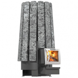 Дровяная банная печь GrillD Cometa Vega 240 Long Stone Pro (Серпентинит)