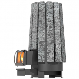 Дровяная банная печь GrillD Cometa Vega 240 Long Stone (Серпентинит)