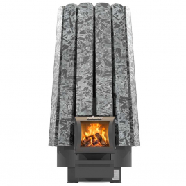 Дровяная банная печь GrillD Cometa Vega 240 Short Stone (Серпентинит)