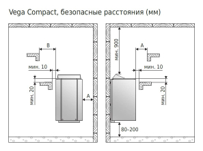Печь для сауны с пультом Harvia Vega Compact BC35 Steel