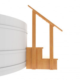 Подиум для купели Bentwood, лиственница натуральная, сегмент 1/8