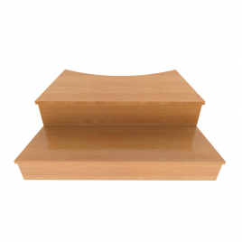 Подиум для купели Bentwood, лиственница натуральная, сегмент 1/8