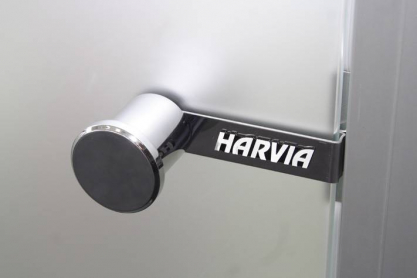 Стеклянные двери Harvia STG, стекло бронза, коробка ольха
