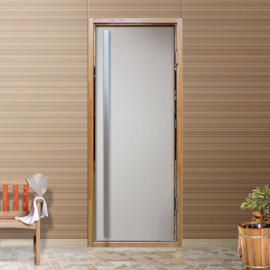 Двери DoorWood Flash Royal, стекло сатин, коробка ольха