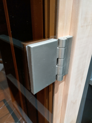 Стеклянные двери DoorWood Престиж, стекло матовое бронза, коробка ольха